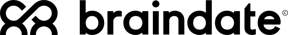 BrainDate logo black