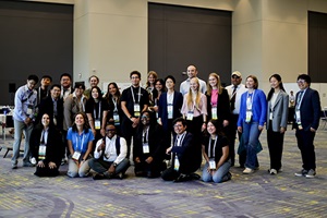 IFTSA Chapters. Students gathered for a group photo in the student lounge at IFT FIRST