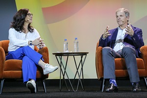 IFT FIRST stage discussion with two speakers