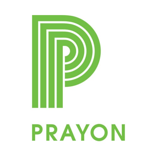 Prayon logo in green